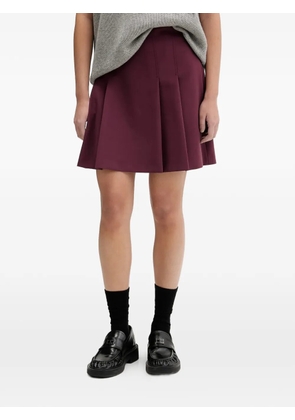 HUGO pleated mini skirt - Red