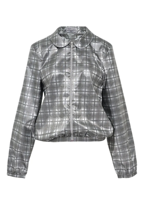 Ashley Williams Melo checked jacket - Grey