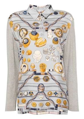 Hermès Pre-Owned 1990-2000s polo jumper - Grey