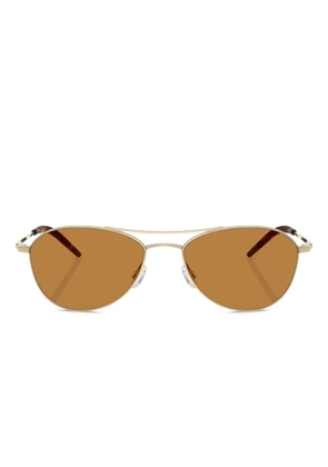 Oliver Peoples metallic frame tinted sunglasses - Gold