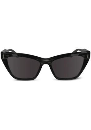 Calvin Klein logo-print sunglasses - Grey