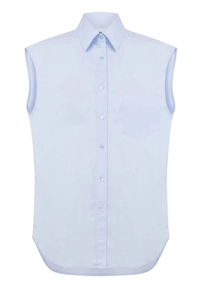 Moschino sleeveless shirt - Blue