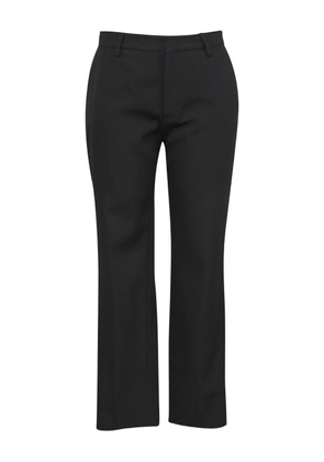 Saint Laurent Pre-Owned rear welt-pockets trousers - Black