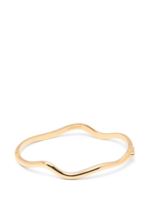 Missoma Molten Classic hinged bangle - Gold