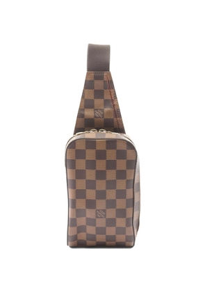 Louis Vuitton Pre-Owned 2002 Geronimos Damier-pattern crossbody bag - Brown