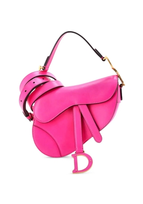 Christian Dior Pre-Owned Saddle Handbag with Strap Leather Mini shoulder bag - Pink