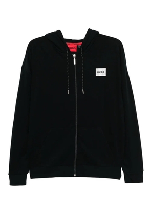 HUGO logo-printed sweatshirt - Black