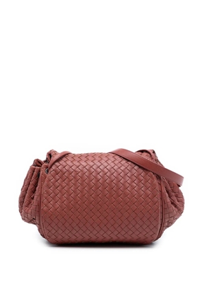 Bottega Veneta Pre-Owned 2012-2025 Nappa Intrecciato Flap crossbody bag - Red