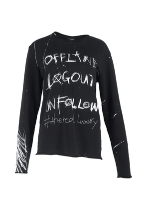 Balmain Pre-Owned long-sleeve T-shirt - Black