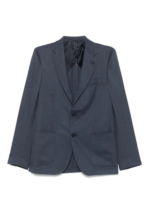Lardini single-breasted blazer - Blue