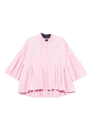 Parlor flounce-hem jacket - Pink