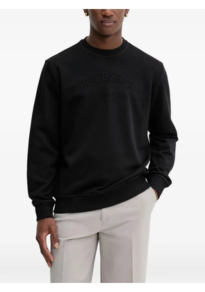 Iceberg embossed-logo sweatshirt - Black