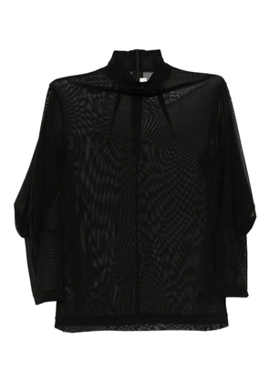 Noir Kei Ninomiya mesh top - Black