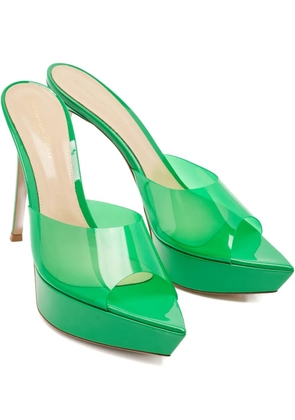Gianvito Rossi Betty pointed mules - Green