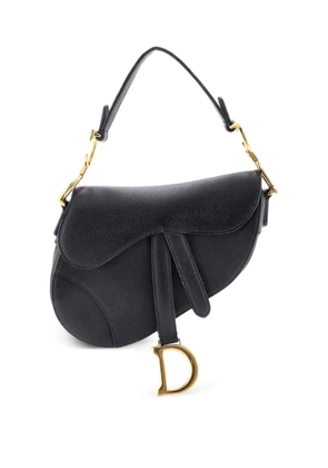 Christian Dior Pre-Owned Saddle Handbag Leather Mini shoulder bag - Black