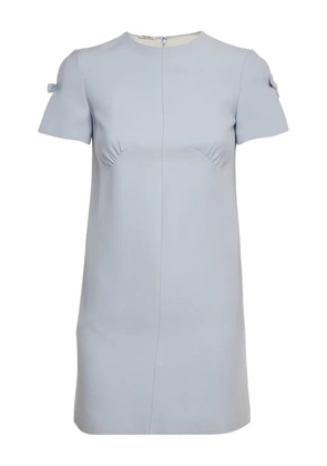 Miu Miu Pre-Owned sleeve-cutout mini dress - Blue