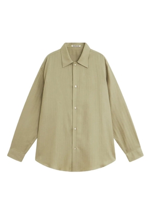 Auralee buttoned shirt - Green
