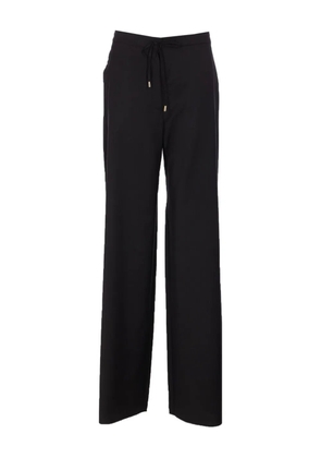 Max Mara zip-fastening coulisse trousers - Black