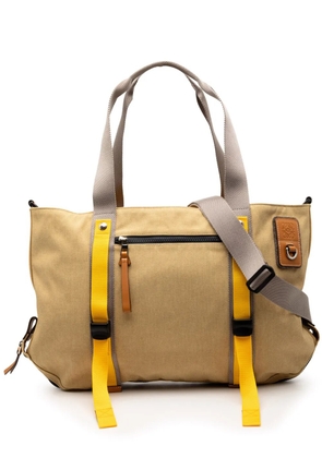 Loewe Pre-Owned 2021 Canvas Eye Nature Tote satchel - Neutrals