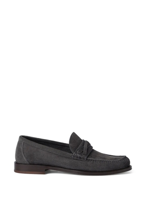 Brunello Cucinelli black loafers