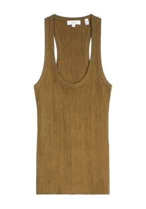 A.L.C. Iris ribbed tank top - Brown