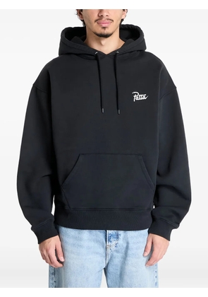 PATTA snake heart-print back hoodie - Black