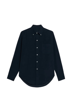 Fortela corduroy button-down shirt - Blue
