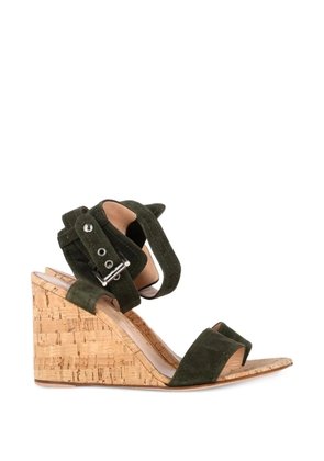 Gianvito Rossi Portofino wedge sandals - Green