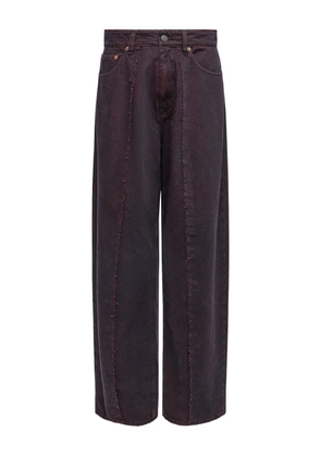MM6 Maison Margiela single-stitch logo jeans - Purple