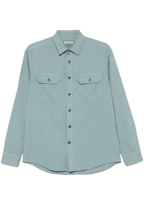Canali twill shirt - Blue