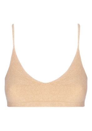 Laneus knitted tank top - Neutrals