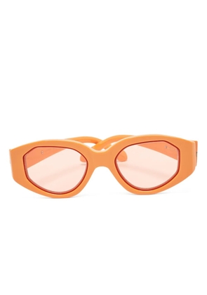 Karen Walker Castaway geometric sunglasses - Orange