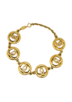 CHANEL Pre-Owned 1982 CC chain bracelet - Gold