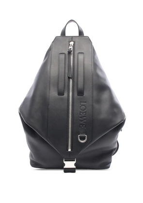 Loewe Pre-Owned 2010-2025 Calfskin Convertible backpack - Black