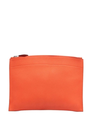 Hermès Pre-Owned 2015 Medium Togo Bazar Pouch clutch bag - Orange