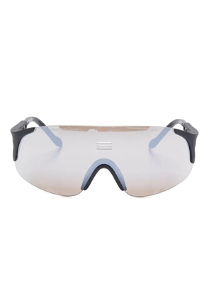 Alba Optics Jumbo shield-frame sunglasses - Black