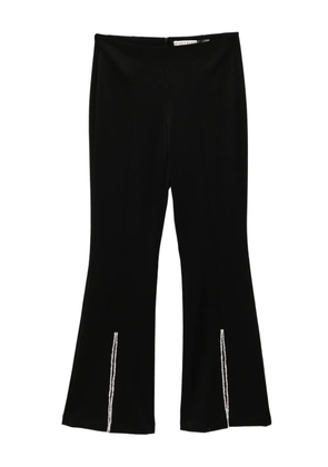 alice + olivia crystal embellishment trousers - Black