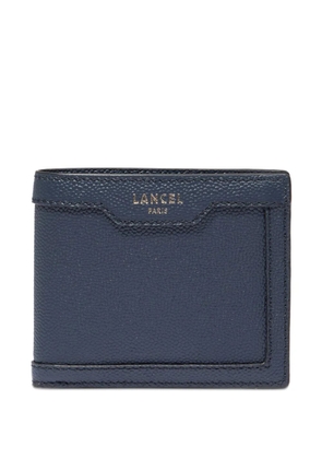 Lancel compact leather wallet - Blue