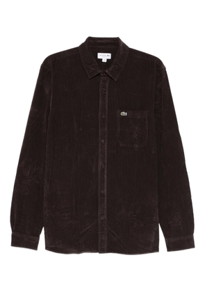 Lacoste pocket corduroy shirt - Brown
