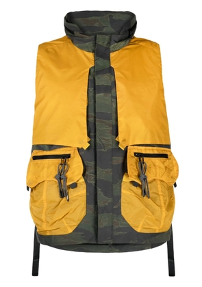 Mostly Heard Rarely Seen cargo-pockets cotton gilet - Multicolour