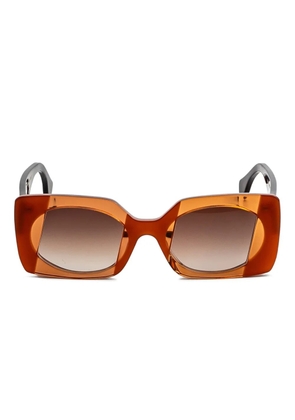 Face À Face Flare1 geometric sunglasses - Orange