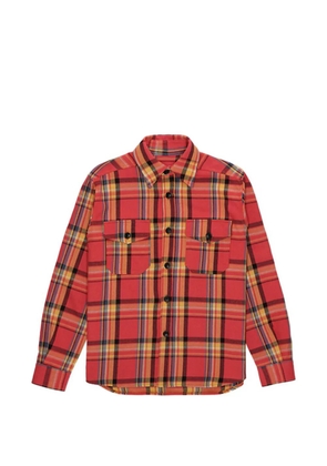 Fortela Kenny checked pocket shirt - Red