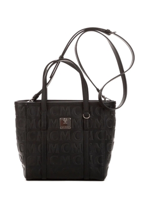 MCM Pre-Owned logo-embossed tote bag - Black