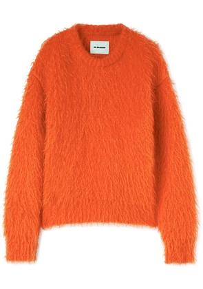 Jil Sander brushed mohair-blend jumper - Orange