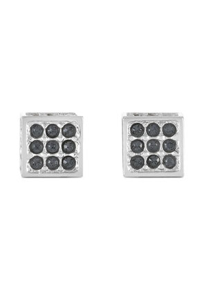 Calvin Klein Vintage crystal-embellished earrings - Silver