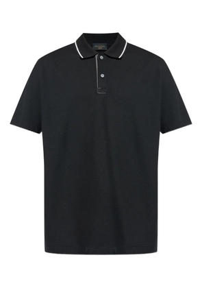 Paul & Shark contrasting-trim polo shirt - Black
