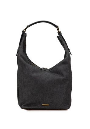 Gucci Pre-Owned 2000-2015 Denim Web shoulder bag - Black
