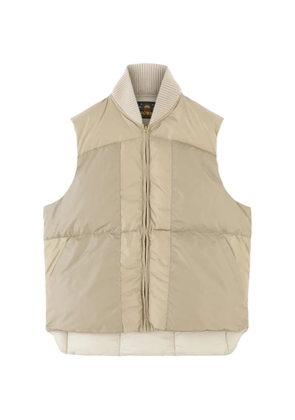 Fortela quilted-pattern gilet - Neutrals