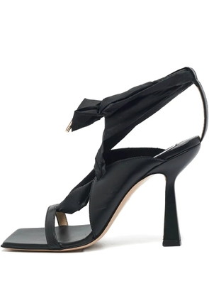 Sarah & Sebastian 115mm Sebastian leather sandals - Black