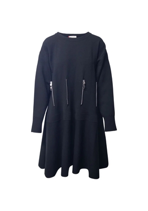 Alexander McQueen Pre-Owned zip-embellishment midi dress - Black